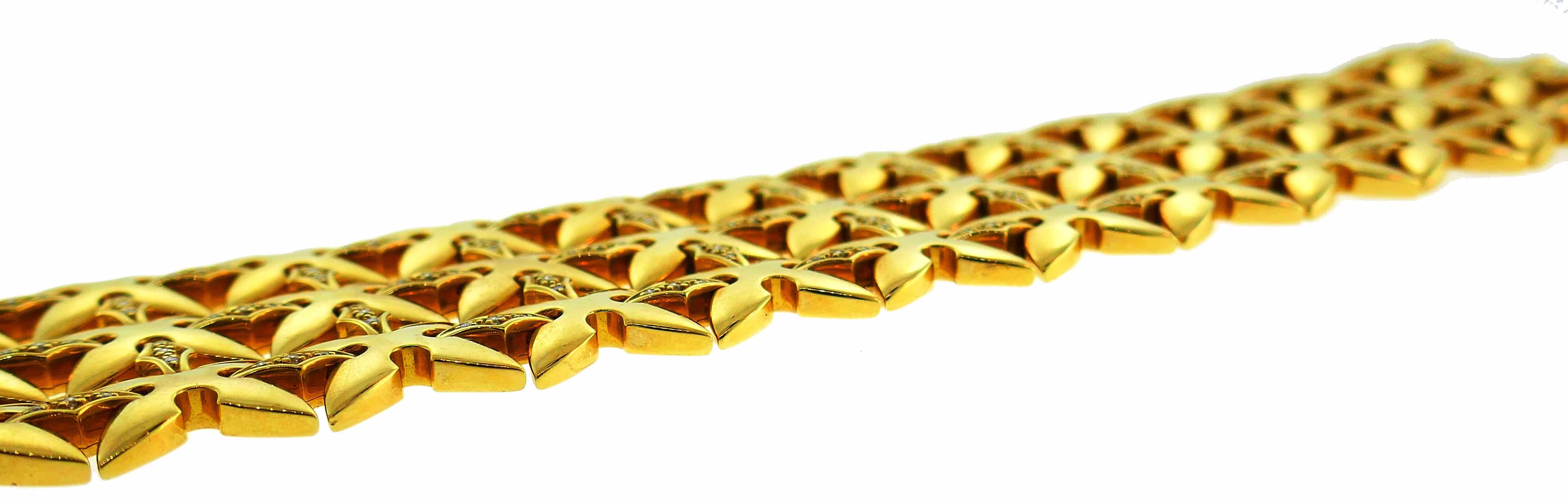 Diamond Yellow Gold Bracelet by Stephen Webster 1