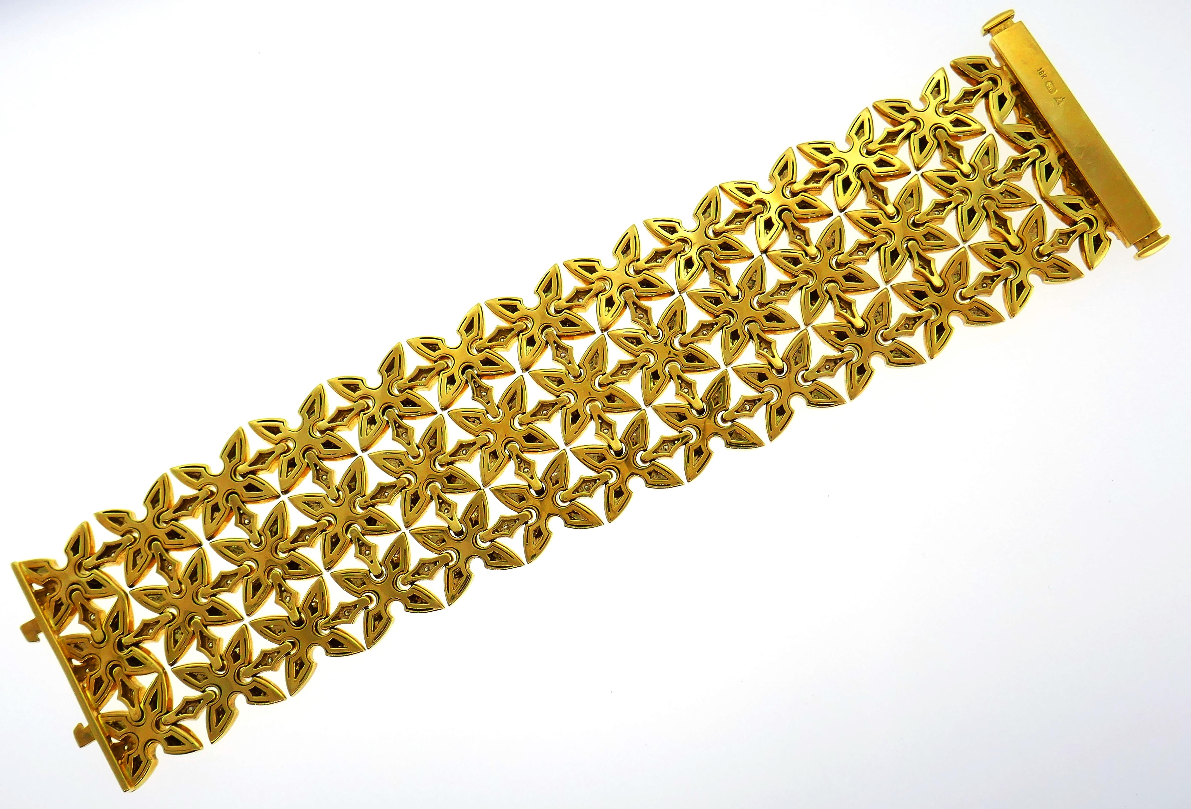 Diamond Yellow Gold Bracelet by Stephen Webster 2