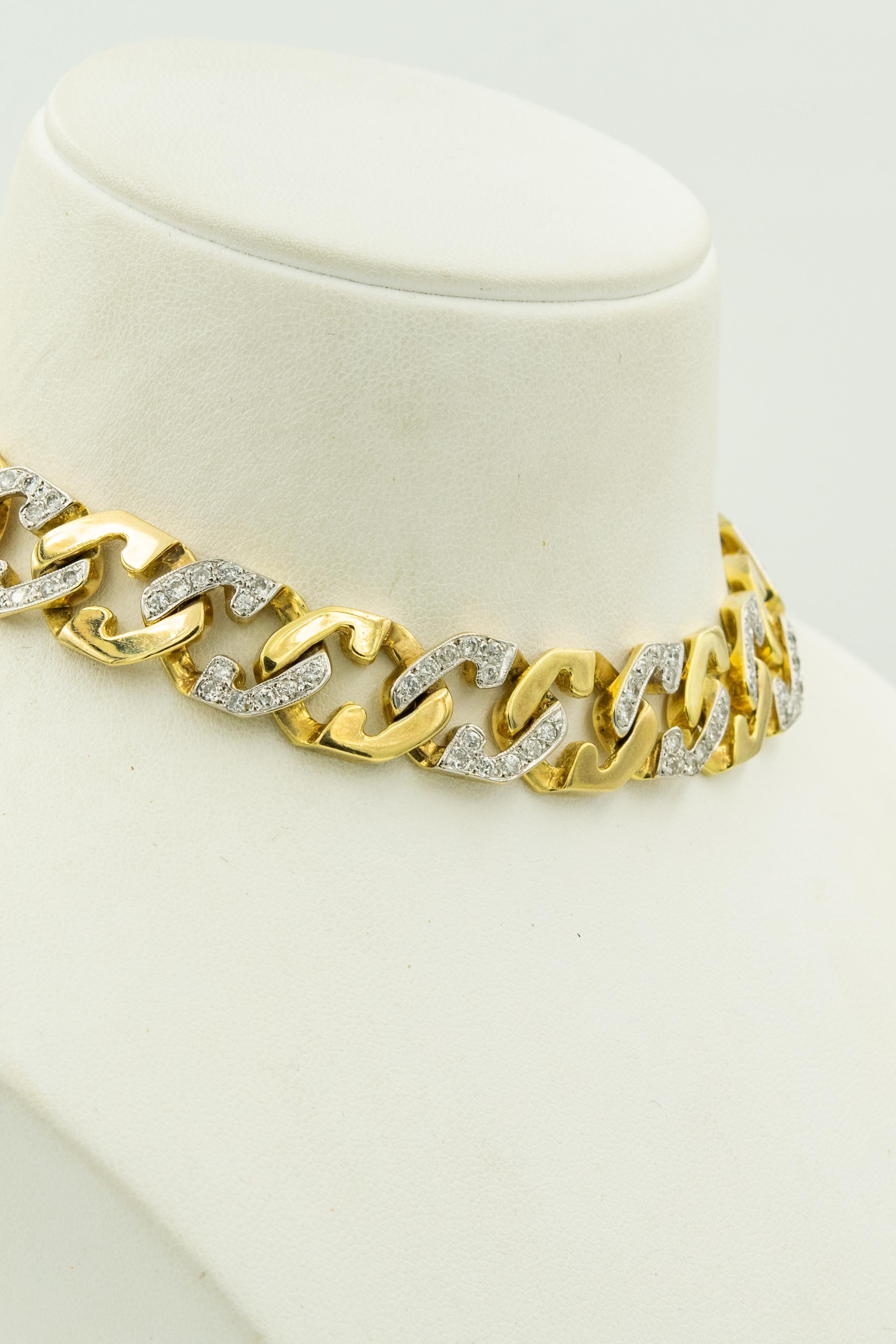 cuban link chain choker