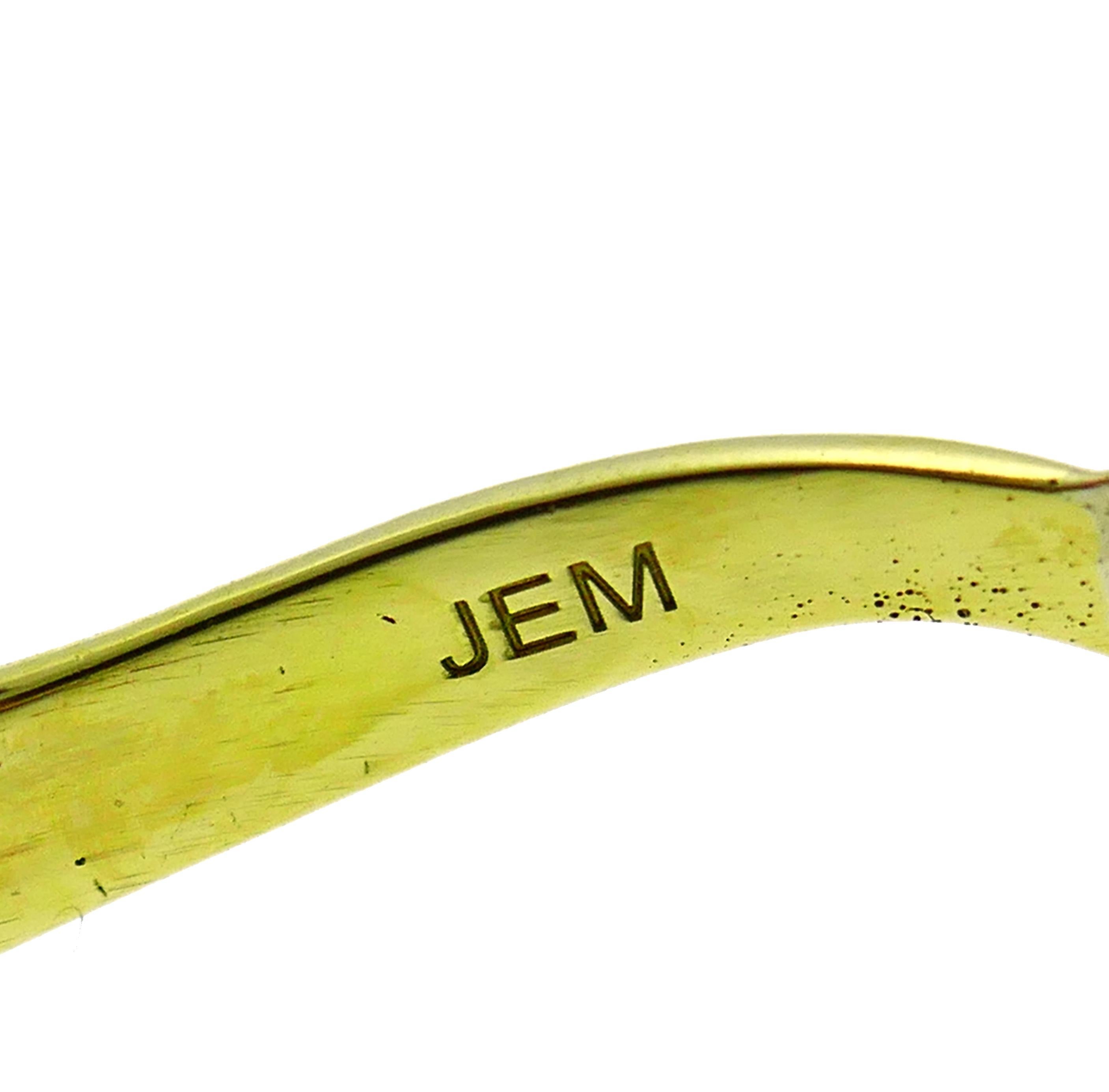 Women's or Men's Diamond Yellow Gold Lizard Bracelet by Jennifer Meyer