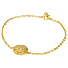 Diamond LOVE Gold Cross Bracelet with Magic DIAMOND MESSAGE of LOVE