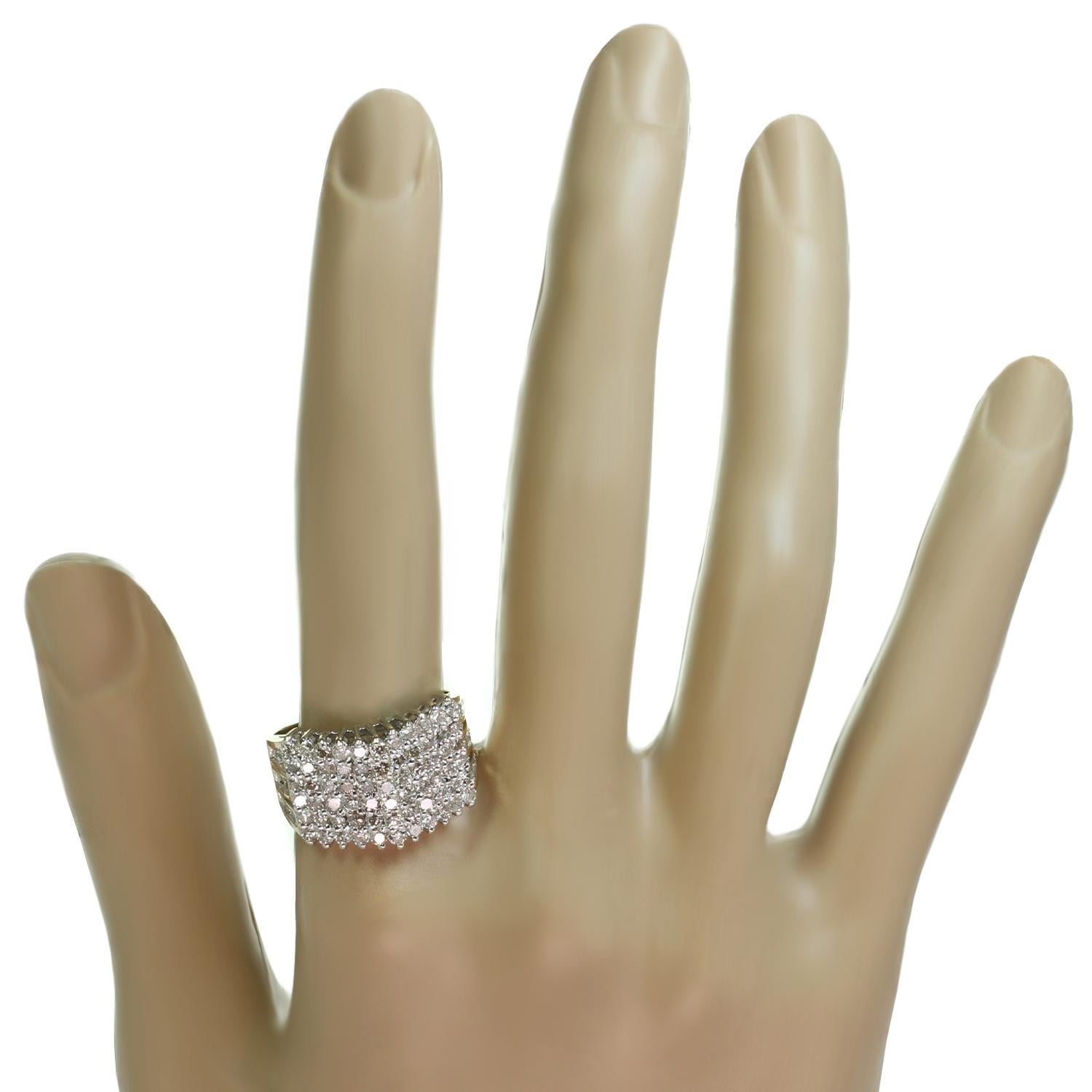pyramid diamond ring