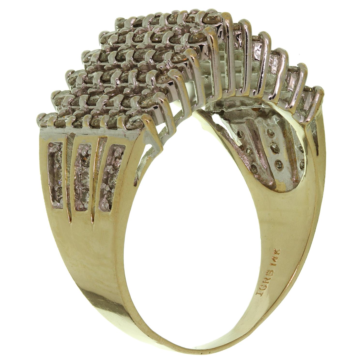 diamond pyramid ring