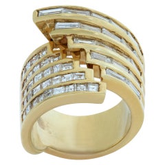 Bague en or 18k avec diamant