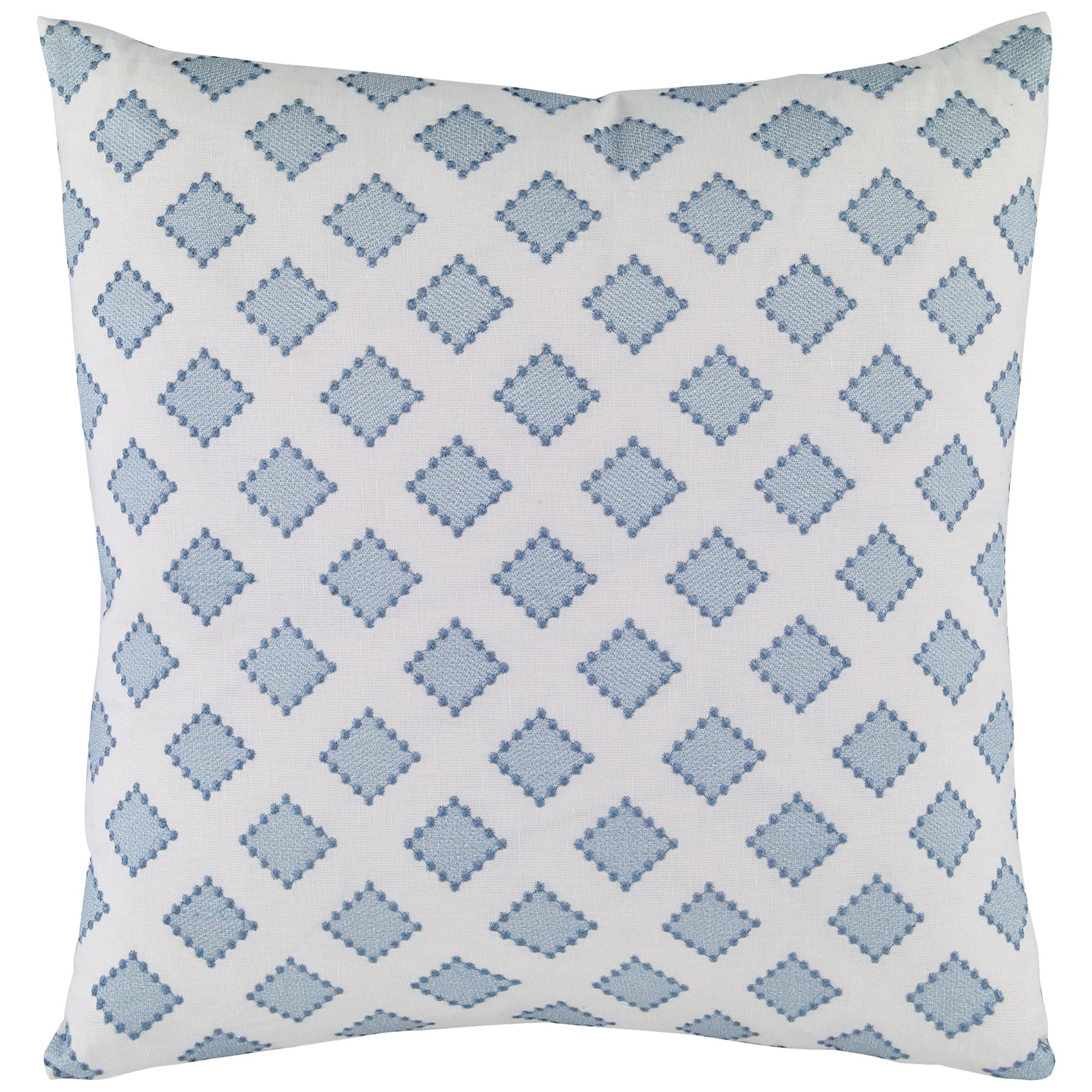 Diamondots Pillow in Turquoise by CuratedKravet
