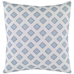 Diamondots Pillow in Turquoise by CuratedKravet