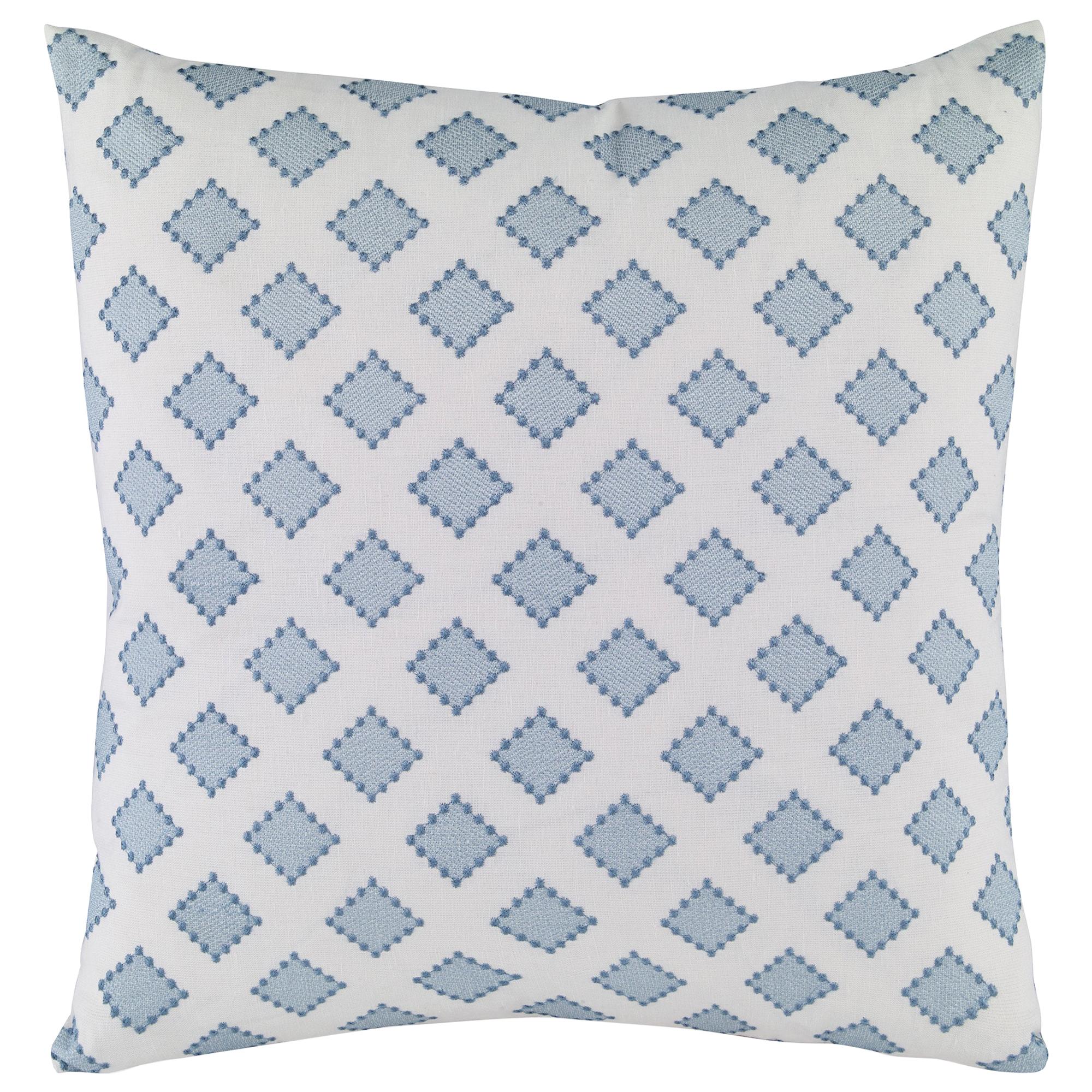 Diamondots Pillow in Turquoise by Curatedkravet