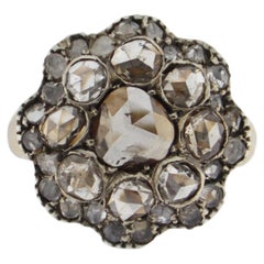 Diamanten-Cocktailring aus 14 Karat Gelbgold