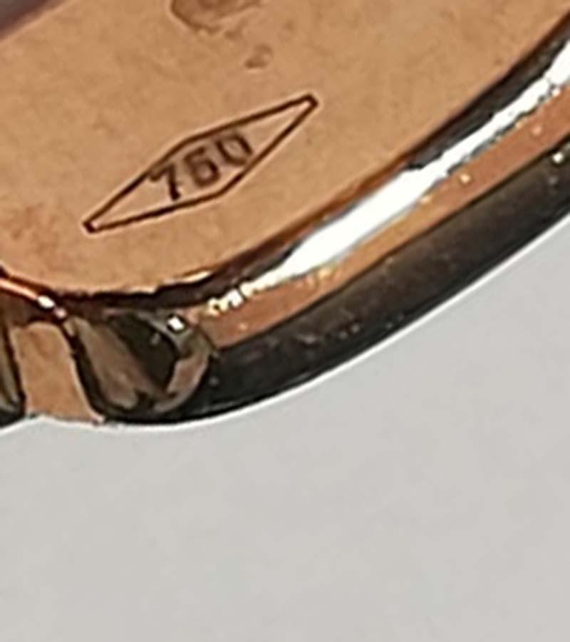 Women's Diamonds, 18 Karat Rose Gold Ring.