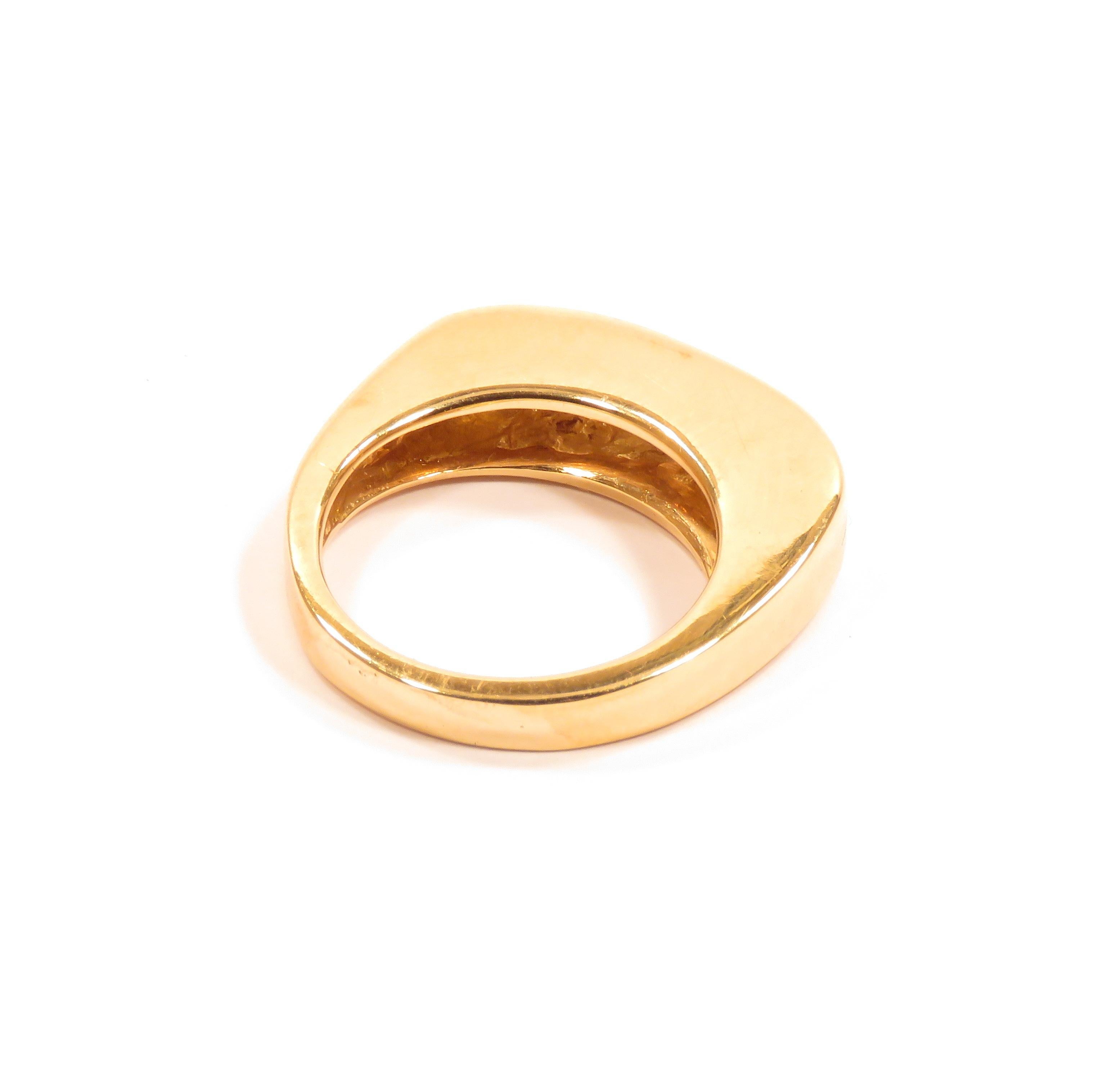 Diamanten  Ring aus Roségold, handgefertigt in Italien von Botta Gioielli im Zustand „Neu“ im Angebot in Milano, IT