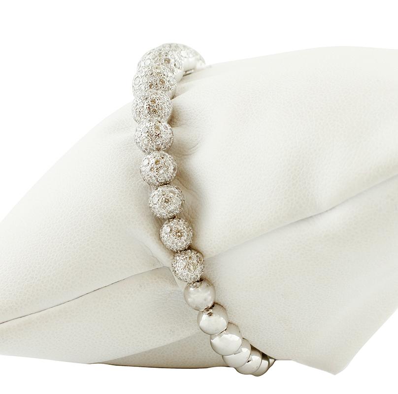 Diamonds, 18 Karat White Gold Bracelet For Sale at 1stDibs