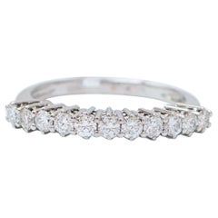 Diamonds, 18 Karat White Gold Model Veretta Ring