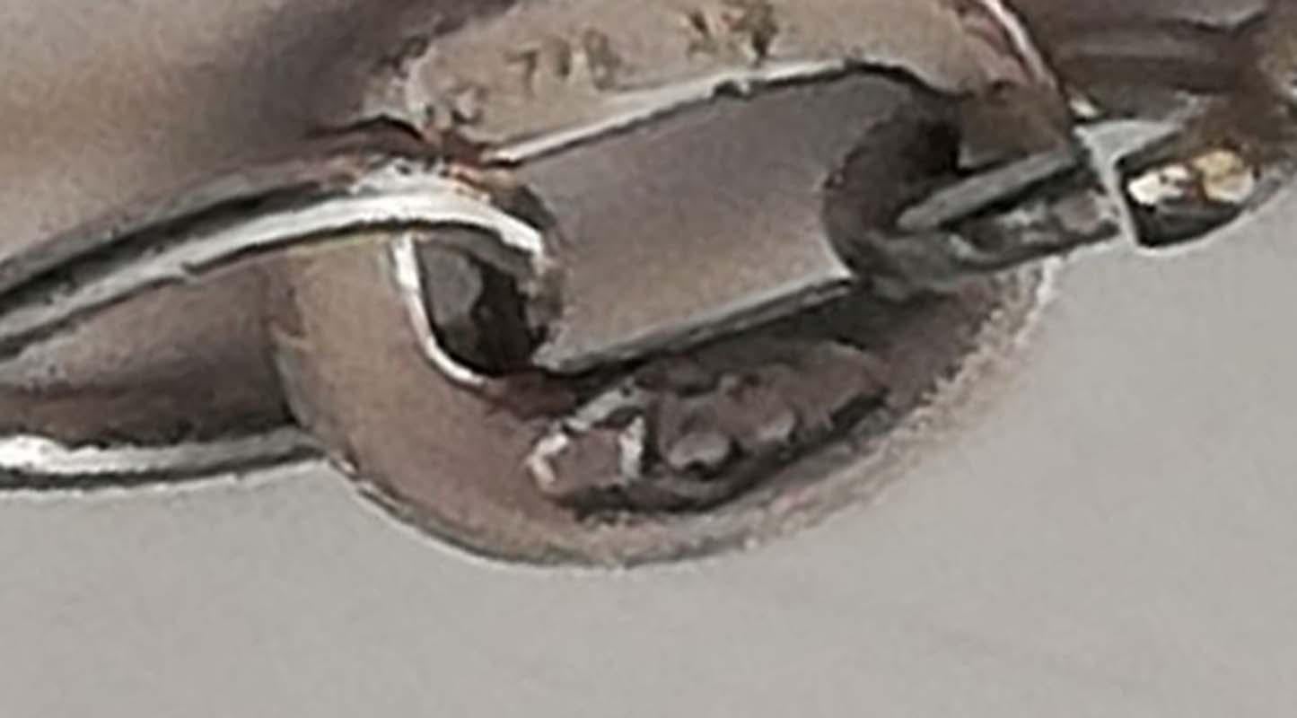 Diamonds, 18 Karat White Gold Pendant Necklace. For Sale 1