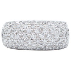 Bague en or blanc 18 carats et diamants