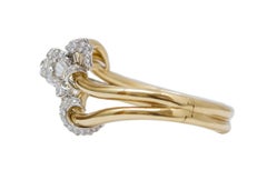 Diamonds, 18 Karat Yellow Gold and White Gold Bracelet.
