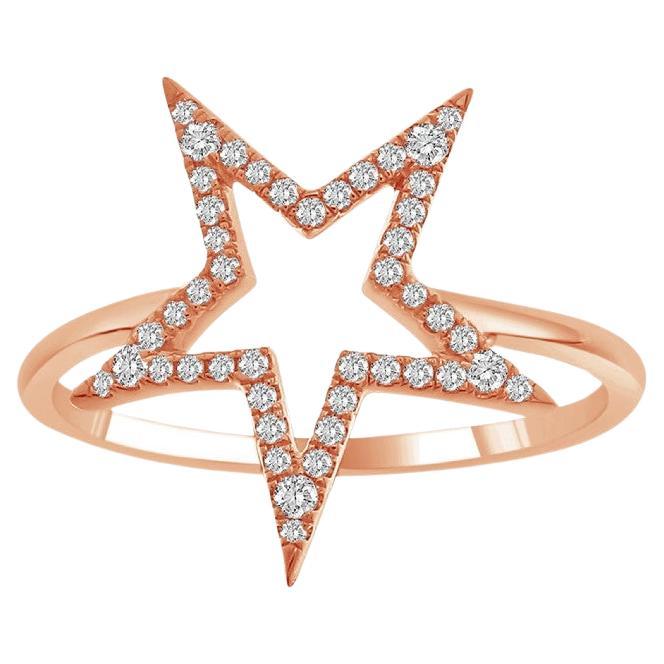 Diamonds  & 18K  Rose Gold Destinée Ring
