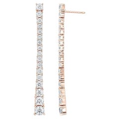 Diamanti  Orecchini Glimmer in oro rosa 18 carati