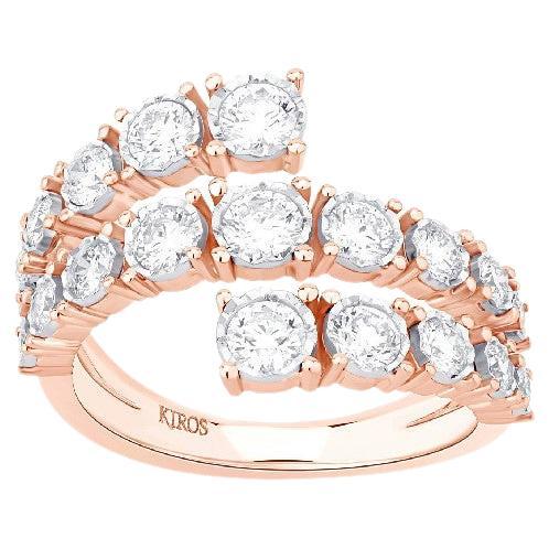 Diamonds  & 18K Rose Gold Glimmer Ring