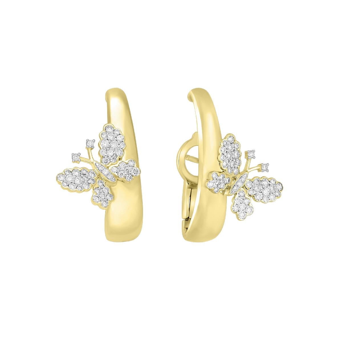 Diamanti  Collana con farfalla in oro bianco 18 carati in vendita 6