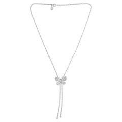 Diamonds  & 18K White Gold Butterfly Necklace