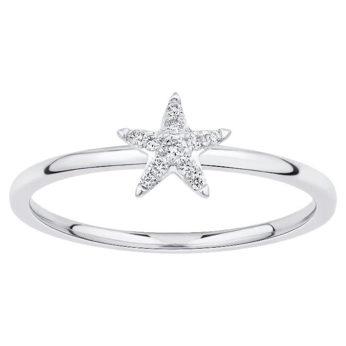 Diamonds  & 18K  White Gold Destinée Ring For Sale