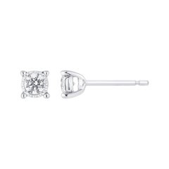 Diamonds  & 18K White Gold Glimmer Earrings