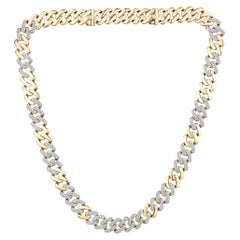 Diamonds  & 18K Yellow Gold Olympic Necklace