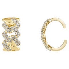 Diamants  & Serenata en or jaune 18K  Couvre-oreilles