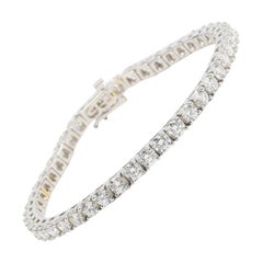 Diamonds and 14K White Gold Tennis Bracelet