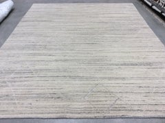 Diamonds and Fog Cream Morrocan Design Rug