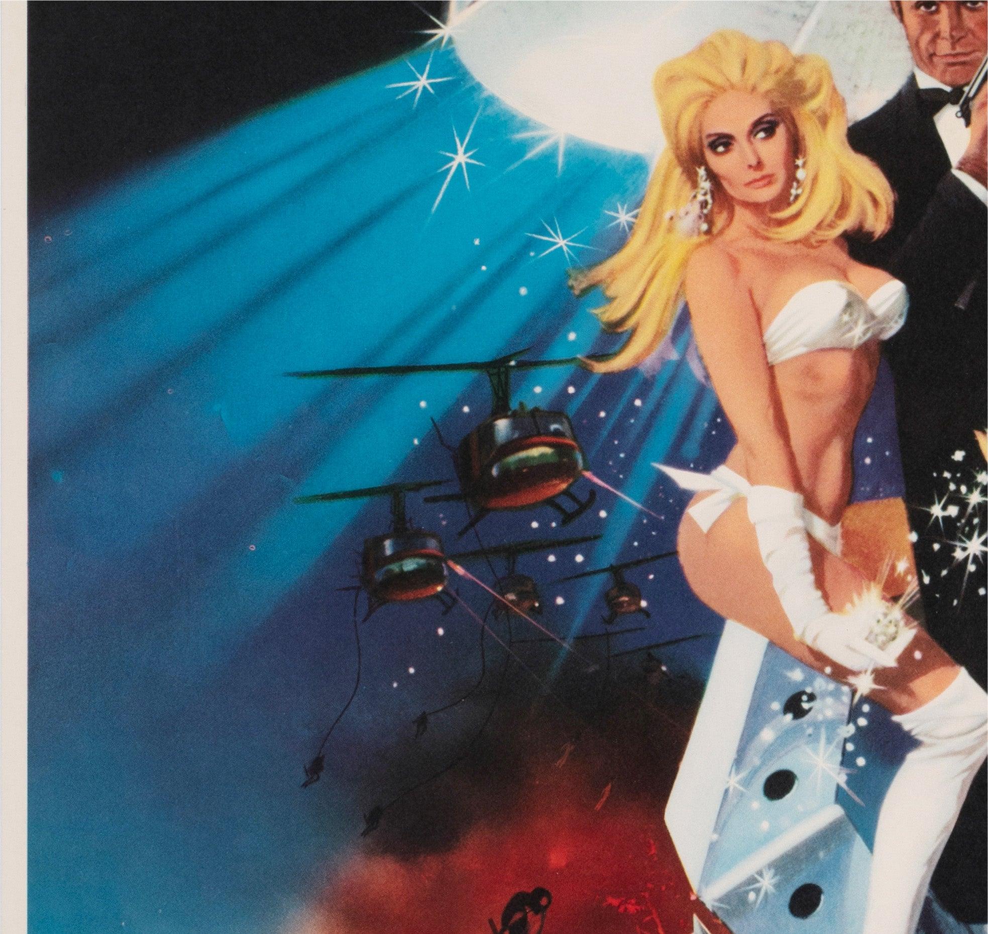 Paper Diamonds are Forever 1971 Japanese B2 Film Poster, Robert McGinnis For Sale