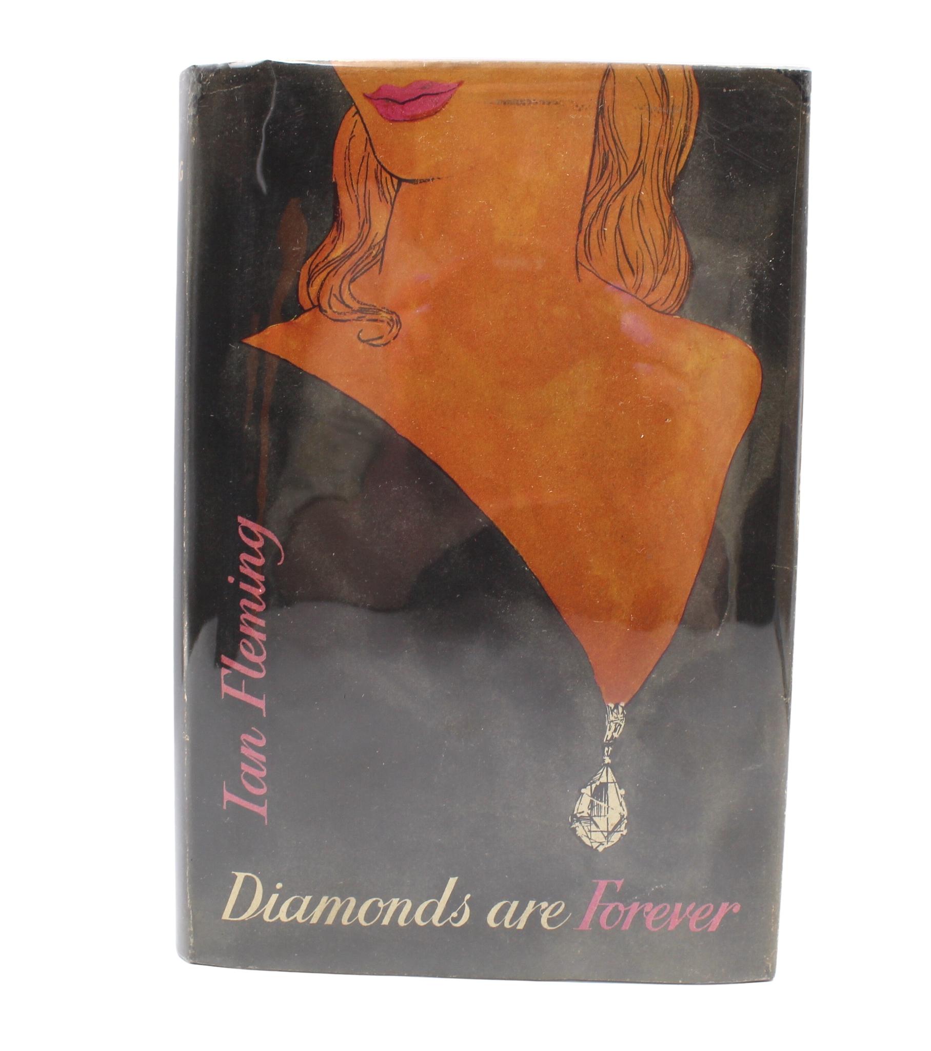 Mid-20th Century Diamonds are Forever by Ian Fleming, First Edition in Original Dust Jacket, 1956