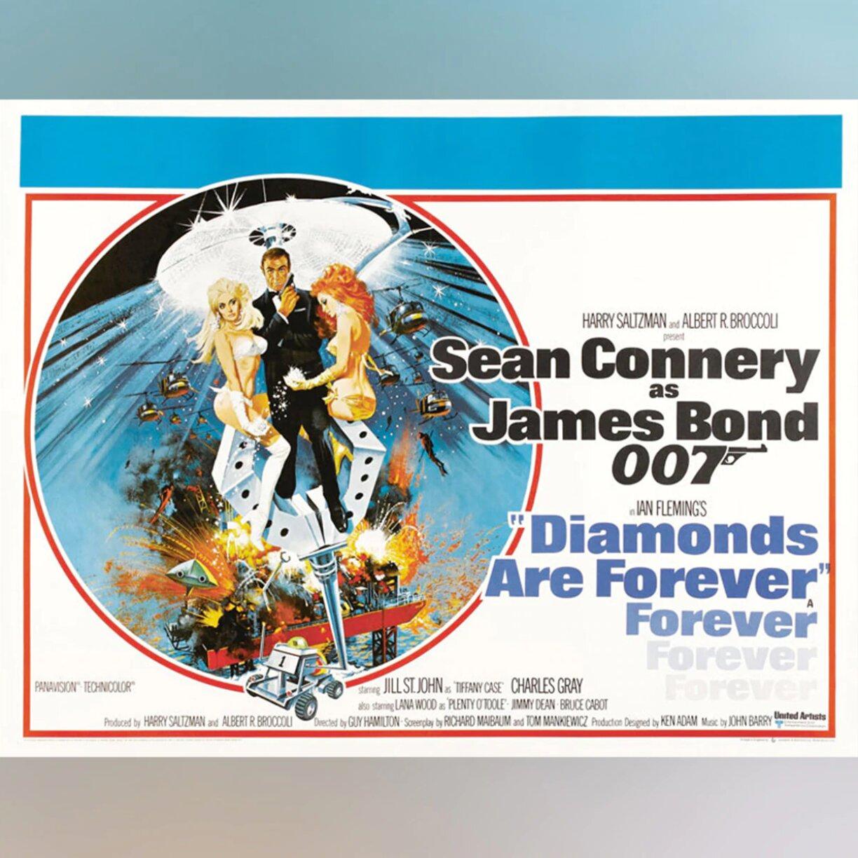 diamonds are forever movie poster
