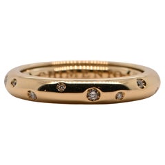 Diamonds Brilliant Cut 0.150 Carats Yellow Gold 18 Carats Ring
