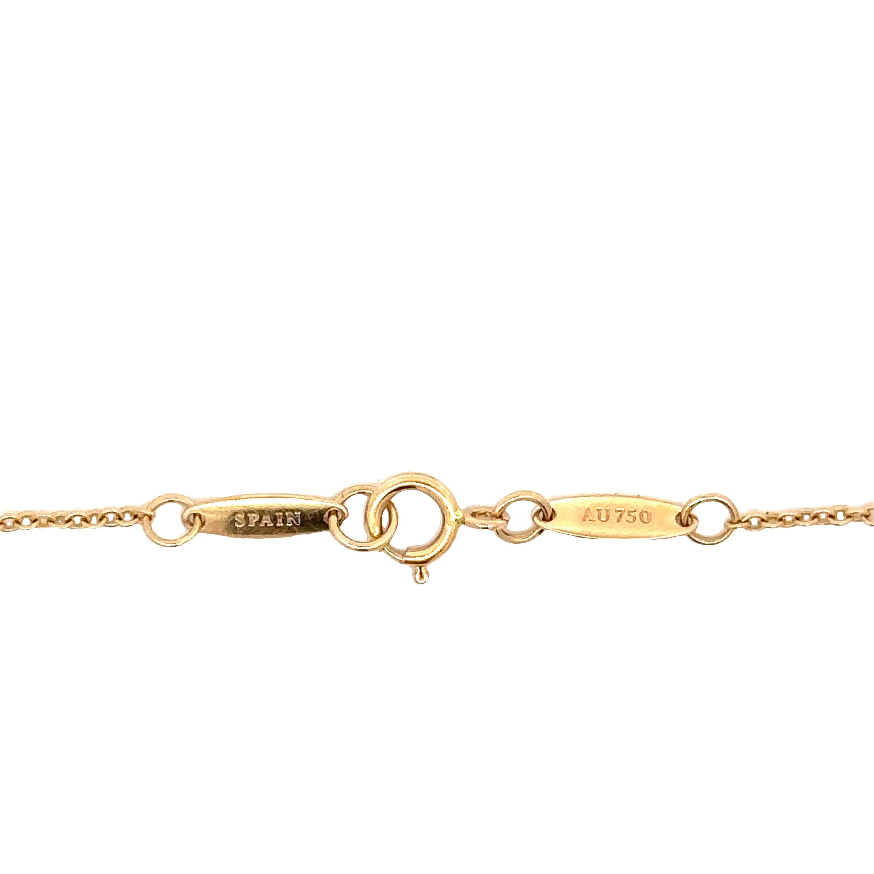 Diamonds by the Yard Diamond Bracelet in Rose Gold by Elsa Peretti T & Co In Excellent Condition For Sale In Newton, MA