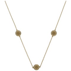 Diamonds by the Yard Gold Medallion Necklace