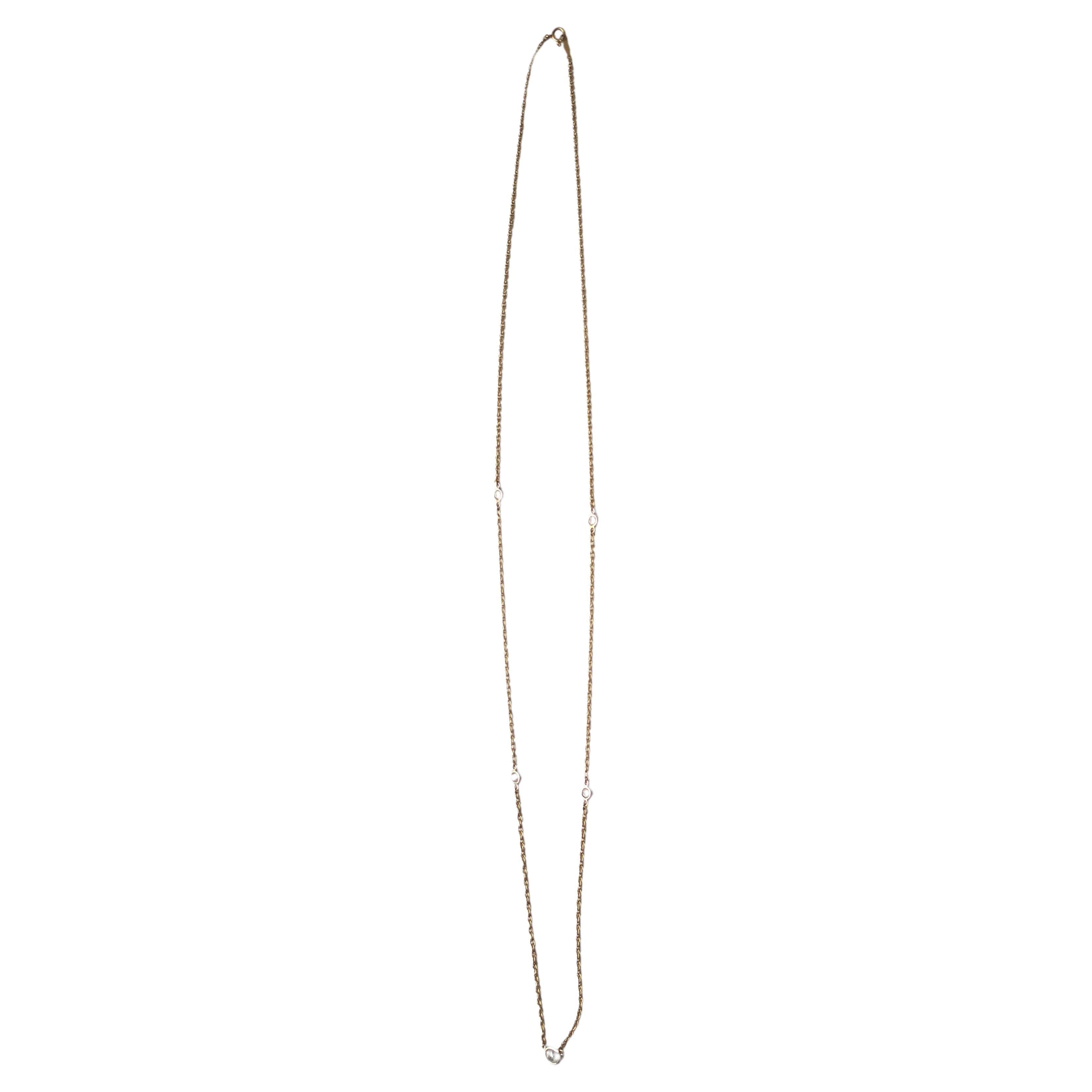 Diamonds By the Yard Gold Necklace
