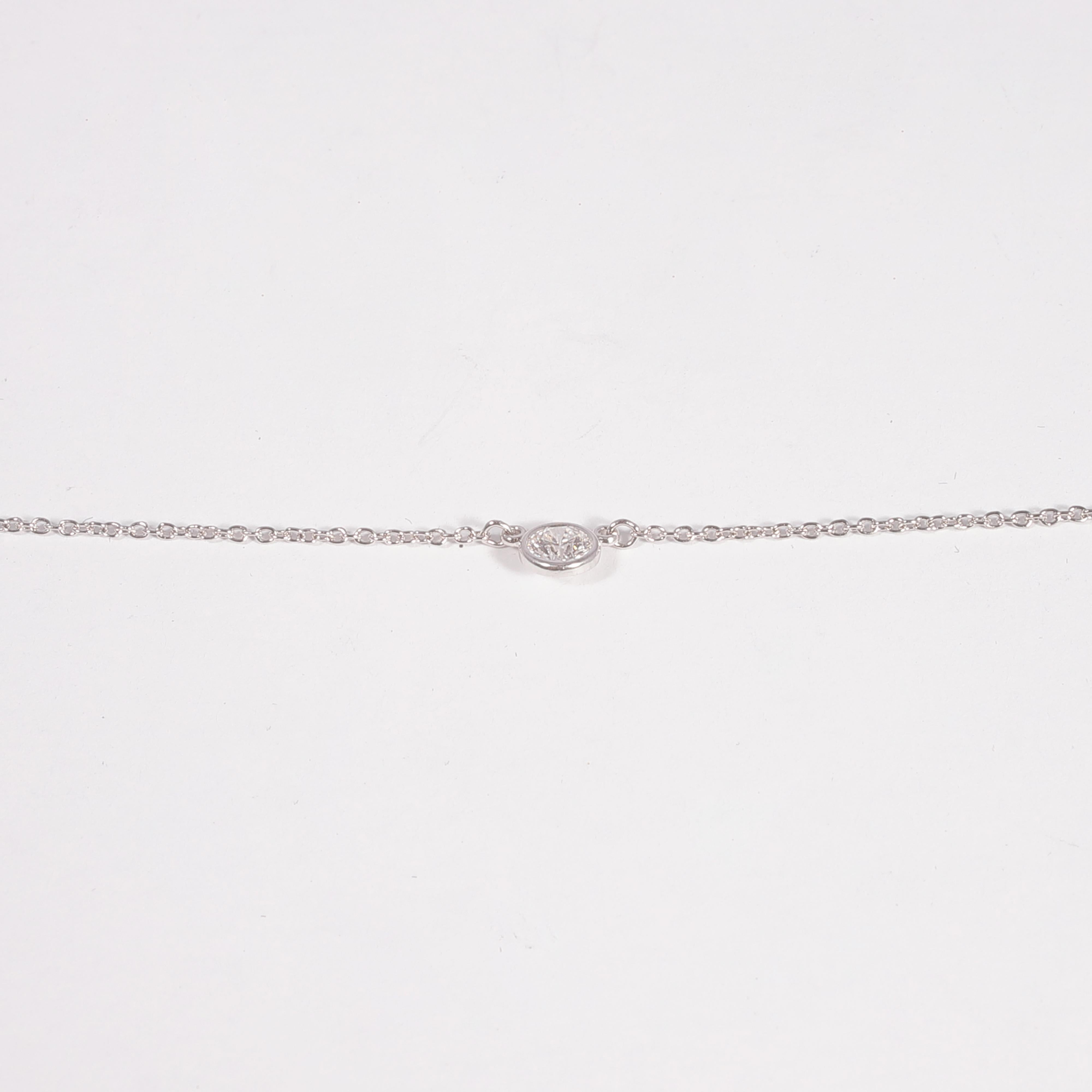 elsa peretti diamonds by the yard necklace