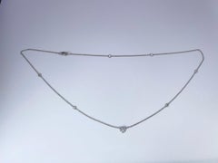 Diamonds by the Yard Necklace Diamonds Yard Pendant Necklace 14kt Gold 0.43ct