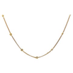 Diamonds by the Yard Halskette in 18k Gelbgold