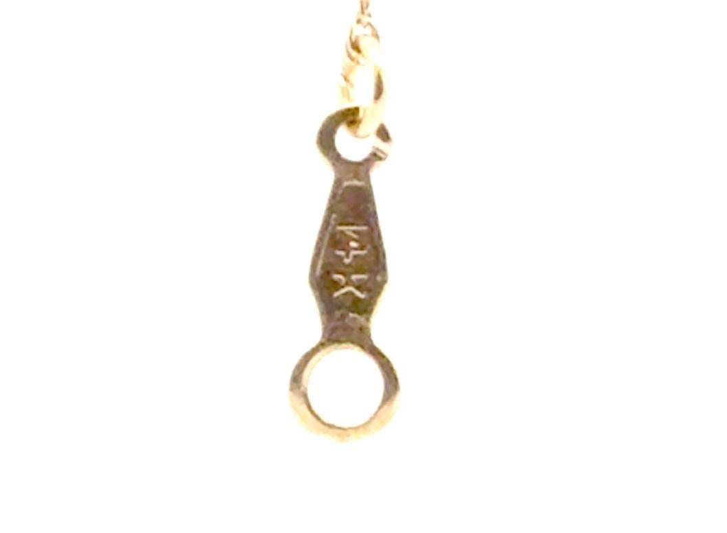 Donna Collana Diamonds Mine Diamonds .35ct Oro giallo 14K in vendita