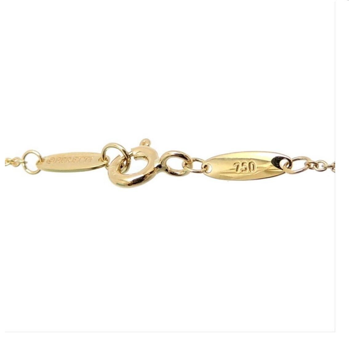 Diamonds by the Yard - Ciondolo con diamante singolo in oro giallo di Elsa Peretti T&Co. In condizioni ottime in vendita a New York, NY