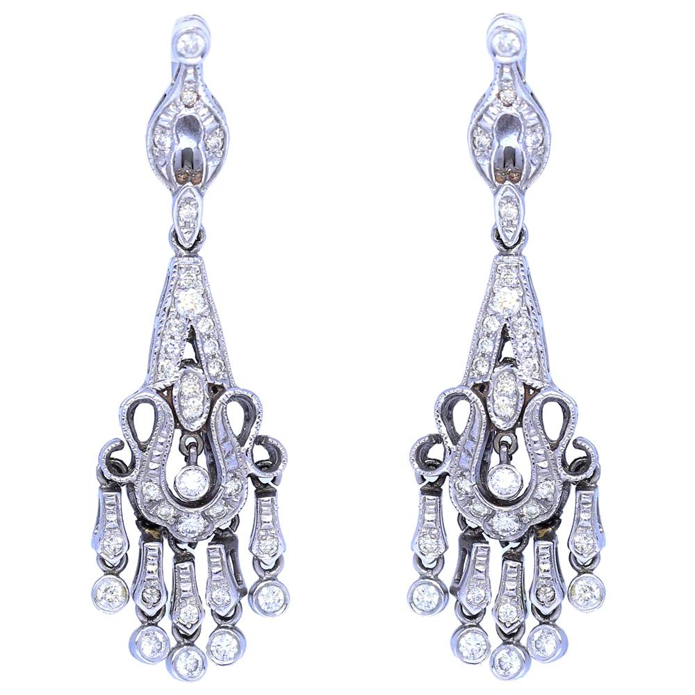 14K Yellow Gold Polished Chandelier Earring main image 0