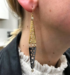 Evening Diamond Mirroring Helena Earrings