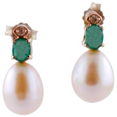 Emerald Drop Earrings