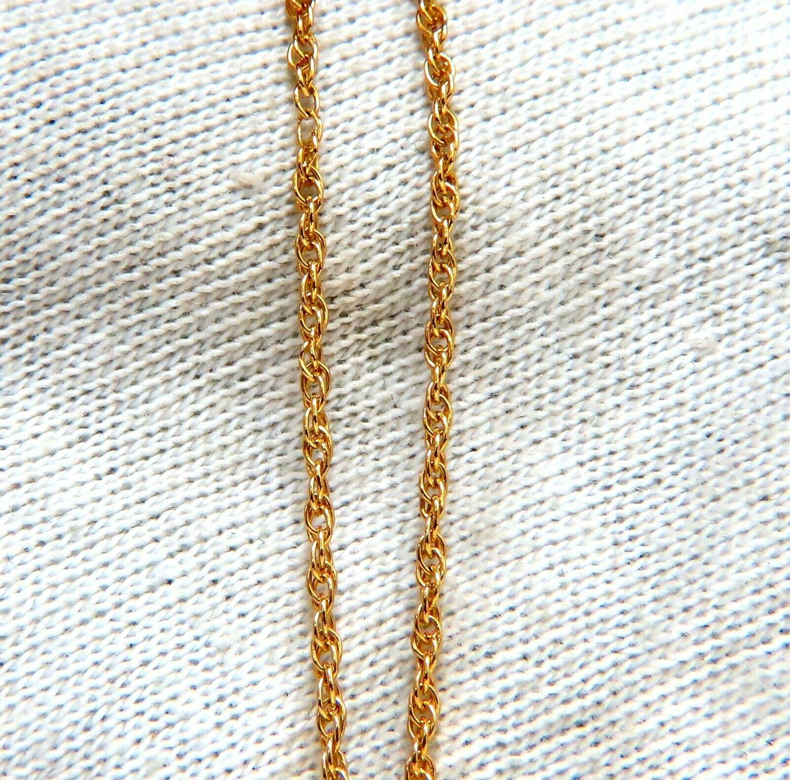 Collier Emoji en or jaune 14 carats et diamants Neuf - En vente à New York, NY