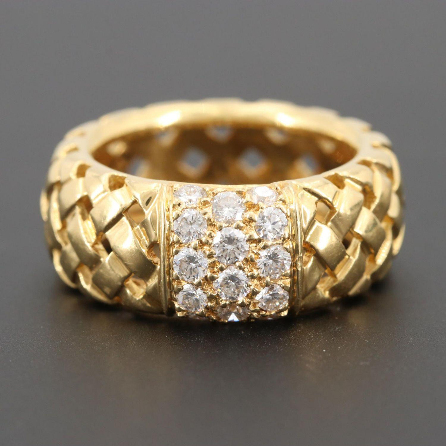 Im Angebot: Verlobungsring mit Diamanten, einzigartiger Diamanten für ihr () 2