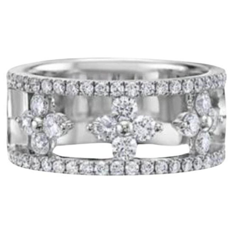 Anillo Oro 18K Diamantes Flor Moda