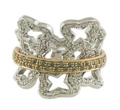 Diamonds Gold Fantasy Ring