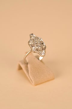 Bague en or diamantée